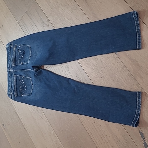 White House Black Market Jeans Women's sz 6 Crop Leg Mid Waist Denim Jeans - Picture 4 of 13